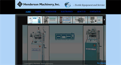 Desktop Screenshot of hendersonmachinery.com